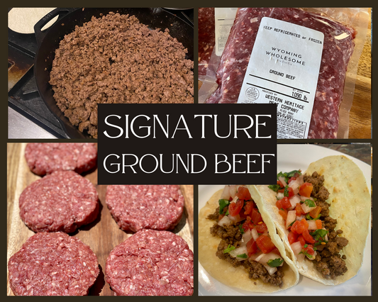 Wyoming Wholesome Signature Ground Beef Bundle